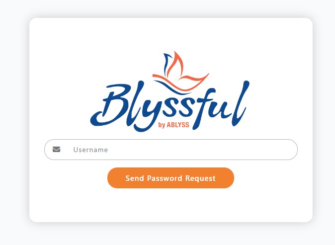 Blyssful password reset